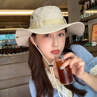 Hot Sale Summer Hiking Sun for Women Men Outdoor Camping Fishing Anti-UV Bucket Hat Solid Color Panama Wide Brim Fisherman Cap_voghion.com