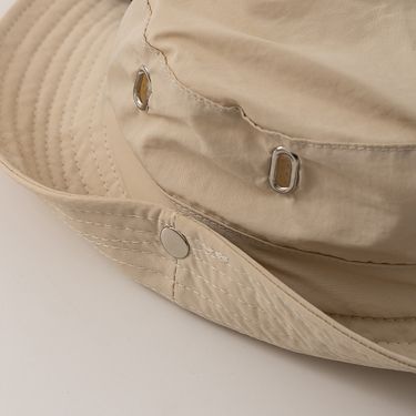 Fashion Kids Bucket Hat Solid Color Fisherman Sunhat Summer Children Sunshade Fishing Cap Boys Girls Outdoor Panama Beach Caps_voghion.com