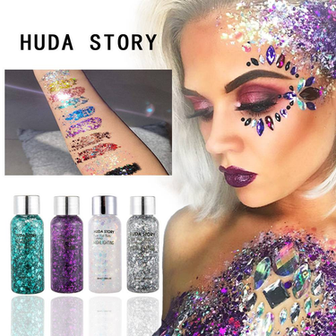 Body Glitter Glitter Laser Body Gel eyeshadow Club stage Show Body Cream foundation Highlighter_voghion.com