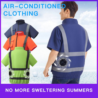 Men's Summer Fan Cooling Vest - Built-in Fan Air-Conditioned Clothing, Camouflage Workwear For Construction, Fishing Vest_voghion.com