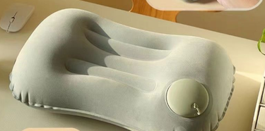 【 Price 】 Convenient Compression Inflatable Square Pillow Travel, Convenient Waist Protection, Headrest For Car Ride,_voghion.com