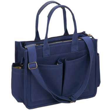 Women’s Large Canvas Tote Bag with Pockets - Laptop Messenger Bag, Wallet, Everyday Handbag - Perfect for Work, Beach, and Gym_voghion.com