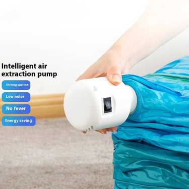 Vacuum Storage Bags Set With Electric Pump - Adjustable Multi-Function Compression Bags For Clothes & Blankets_voghion.com