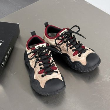 Ugly Cute Thick Soled Dad For Women, 2024 Autumn New Outdoor Hiking And Mountain Climbing Versatile Casual Sports Shoes,_voghion.com