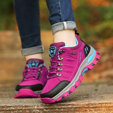 New Anti-splashing Water Mid-top Warm Outdoor Hiking Shoes Hiking Shoes_voghion.com