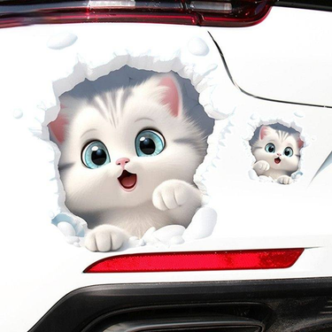 Car stickers, cats, waterproof and durable, covering scratches_voghion.com