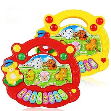 1Pc Animal Farm Music Piano Educational Toy Baby Developmental Music Toy Gift_voghion.com