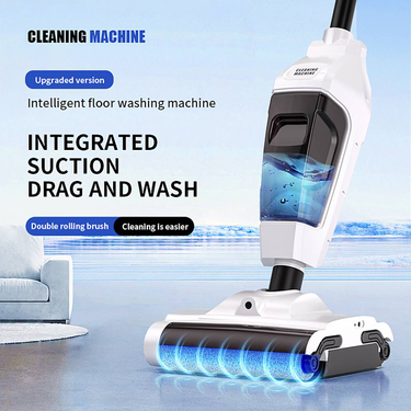 Household floor scrubber Wireless handheld vacuum cleaner Intelligent sweeping, suction and mopping machine Electric mopping machine High power_voghion.com