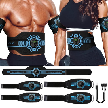 2025 Muscle Stimulation Belt Electic Abs Stimulato Taine Ems Abdominal Spote Toning Belts Am Leg Rug Fiess_voghion.com