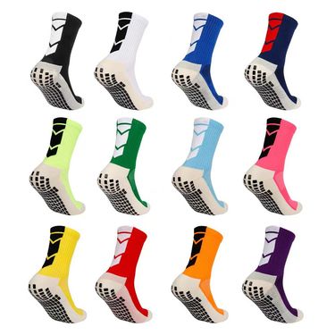Men's Football Socks Mid Tube Thick Towel Bottom Non Slip Dotted Socks Men's Actual Basketball Sports Socks_voghion.com