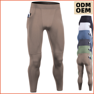 Men's fitness pants men's quick-drying black sports leggings training running yoga leggings summer_voghion.com