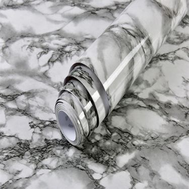 40cm Width Marble Self Adhesive Wallpaper Vinyl Wall Stickers Waterproof Contact Paper For Kitchen Decorative Film Home Decor_voghion.com