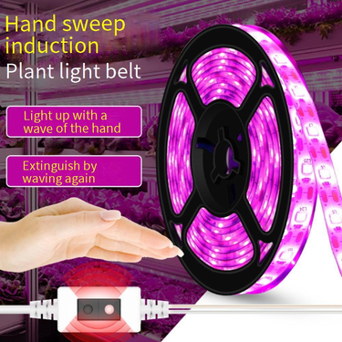 Full Spectrum USB LED Grow Light Strip With Touch & Wave Sensing, 5V Plant Growth Light For Indoor Plants_voghion.com