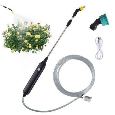 Garden Watering Spray Gun USB Automatic Electric Sprayer Nozzle Sprinkler Garden Plant Mister Watering Spray Irrigation Tool_voghion.com