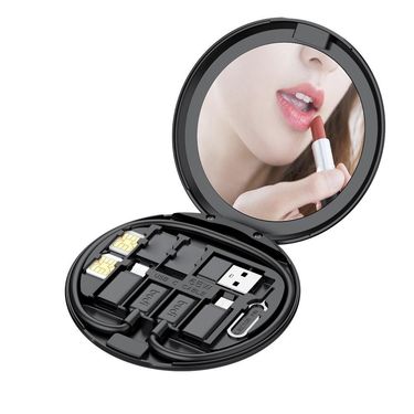 Unbeatable Quality 65W Fast Charge Data Cable Four-in-One Universal Mobile Phone Bracket Multi-Head Converter Card PIN Anti-Lost Storage_voghion.com