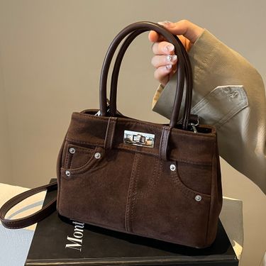 High-end Matte For Women 2025 Autumn Winter New Trendy Crossbody Simple Fashion Handbag Kelly Bag_voghion.com
