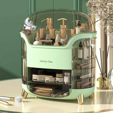 Family Organizer Large Capacity Makeup Box With Dustproof Design For Skincare Masks And Beauty Products Multifunctional Home Use_voghion.com