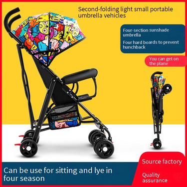 Mother & Kids Baby Stroller Can Sit Or Lie Baby Simple Ultra Small Children Lightweight Folding Portable Umbrella Stroller Push_voghion.com