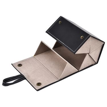 Unisex Multi-functional jewelry glasses storage box multi-lattice five box folding sunglasses can hang glasses box_voghion.com