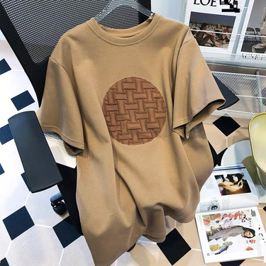 Women's Clothing Women's fashion loose printed short sleeve T-shirt_voghion.com