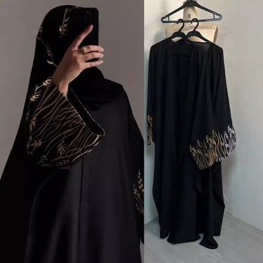 Embroidery Embroidered Robe Fashion Outerwear Robe_voghion.com