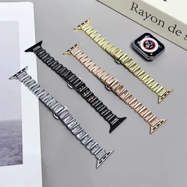 Watch Band For iWatch 42/44/45/46/49mm 38/40/41mm Metal Fashion Watch Strap for Watch Series Ultra2 Series 10/9/8/7/6/5/4/3/2/1_voghion.com