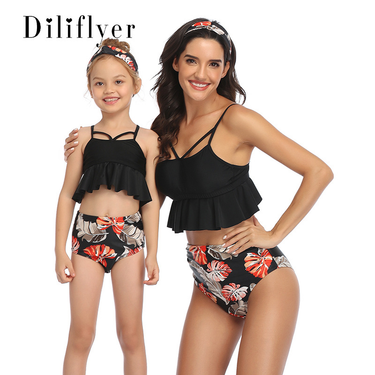 Mother&Kids Family swimsuit bikini swimsuit_voghion.com