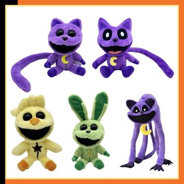 Smiling Critters Plush Toy Smiling Critters Cat Nap Dogday And Catnap Catnat Doll Soft Toy Stuffed Figure Peluches Pillow Gift_voghion.com