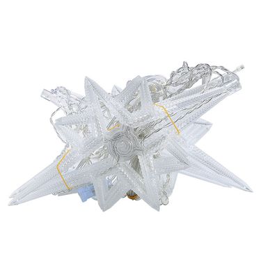 LED North Star Curtain Light 3.2M festoon Christmas Garland String Fairy Lights Outdoor For Window Wedding Party christmas decor_voghion.com
