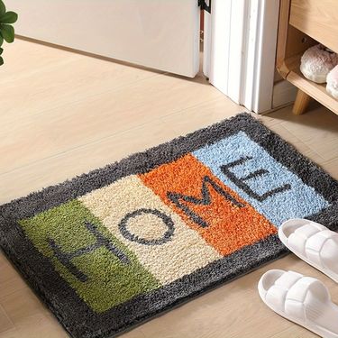 Cute Bath Mat, Flocking Bathroom Rugs, Sunrise Boho Bathroom Rug Non-Slip, Bath Room Cute Cartoon Doormat For Kitchen,Bathroom And Foyer (Home, 16x24)_voghion.com