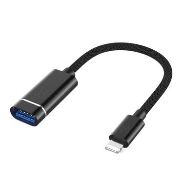 8-Pin to USB 3.0 OTG Adapter Cable For iPhone 13 12 11 Pro Max Xs XR 7 8 Plus iPad for iOS 13 above for Mouse Camera Card Reader_voghion.com