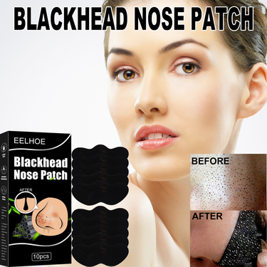Pig Bamboo Charcoal Acne Set Box Removing Black Head Tearing Nose Mask_voghion.com
