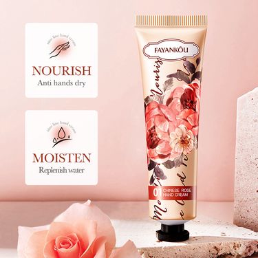 FAYANKOU Rose Moisturizing Autumn And Winter Anti Dry Crack Hand Cream_voghion.com