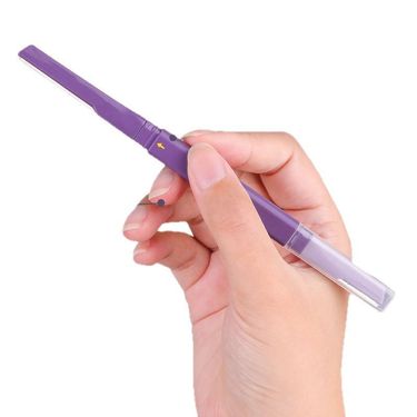 "Professional Dual-Ended Eyebrow Razor For Women - Ultra Sharp & Safe Micro Blade For Precise Shaping, Beginner-Friendly,_voghion.com