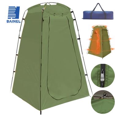 Portable Privacy Shower Tent Simple Bath Cover Outdoor Waterproof Changing Room Shelter for Camping Hiking Beach Toilet Shower_voghion.com