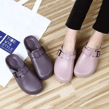 Baotou Women, Nurse And Doctor Shoes, Lightweight Indoor Bathing Home Comfortable Summer Slippers For Women_voghion.com