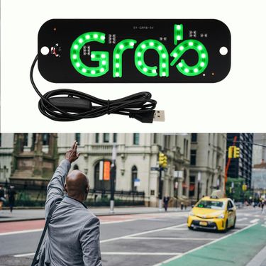 Roof GRAB Taxi TAXI Car USB License Plate Indicator Didi Light_voghion.com