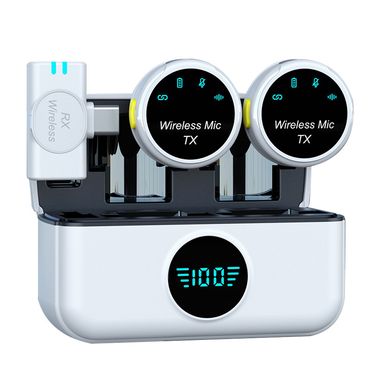 Mini Wireless Mic TX with 30-Hour Battery Life and Live Reverb Effects - Ultimate Portable Audio Solution_voghion.com