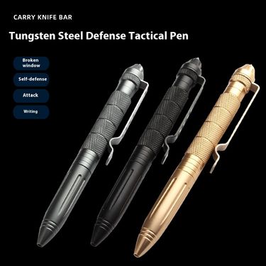 B2 Peak Wolf Outdoor Car Window Break Escape Tactical Women's Self Defense Supplies Metal Pen_voghion.com