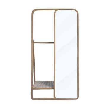 38 x23 x71.5" Clothes Hanger With Mirror,Large_voghion.com