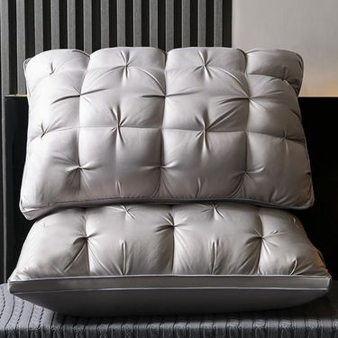 Cervical Support Pillow - Orthopedic Waffle Design Memory Foam Pillow For Neck Pain Relief Luxury Guesthouse Gift_voghion.com