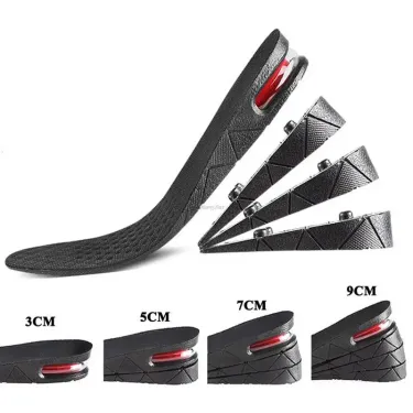 Height Increase Insoles Air Shoe Cushion Lift Insert Men Women 3-9cm Invisible Variable Insole Adjustable Cut Taller_voghion.com