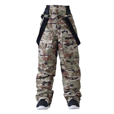 Men's Clothing Ski Pants For Men And Women, Single And Double Board Ski Pants, Winter Outdoor Windproof, Waterproof And Warm Camouflage Ski Pants_voghion.com