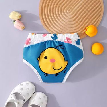 Mother & Kids Infants And Children Little Yellow Duck Triangle Shorts_voghion.com