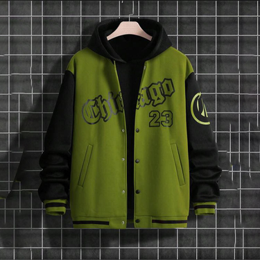 Men's Clothing Spring and Autumn fashion brand American high street Pu Shuai Youth Men's Baseball jacket men's loose casual jacket men_mkmklike.com
