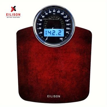 EILISON Highly Advance 2-in-1 Digital & Analog Weighing Scale For Body Weight-400lbs, 4 High Precison GX Sensor_voghion.com