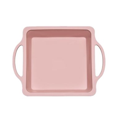 Square Silicone Cake Mold Bread Mold Oven Baking Pan Pizza Pan Stainless Steel Ring Easy To Demould DIY Cake Party Baking_voghion.com