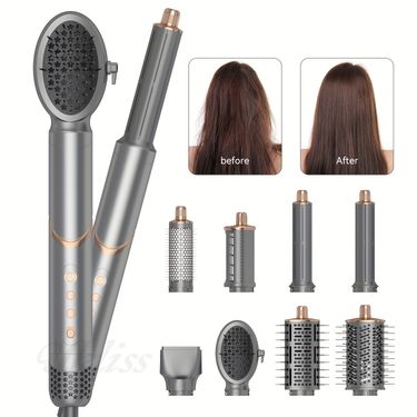 AUGUSDEA 8-in-1 professional hair dryer brush high-speed negative ion styling tool with curling iron, volumizer and_voghion.com