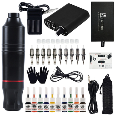Ou Liang Equipment Power God Motor Pen Beginner Tattoo Machine Set_voghion.com