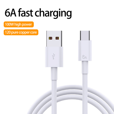 Kunjiuyou Data Cable High Tenacity Anti-winding Stable Output 12V 6A 1 Meter USB/Type-C Data Cord For Xiaomi For Huawei For OPPO For Android-Android_voghion.com